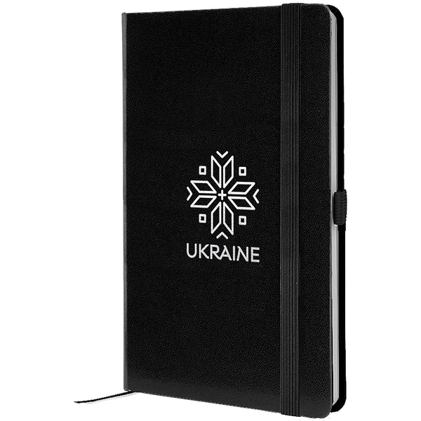 Книга записная Axent Partner Вишиванка 8201-01-7-A, 125x195 мм, 96 листов, клетка, черная