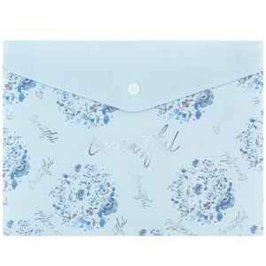 Папка на кнопці Axent Flower Symphony-2 1496-45-A, А5+