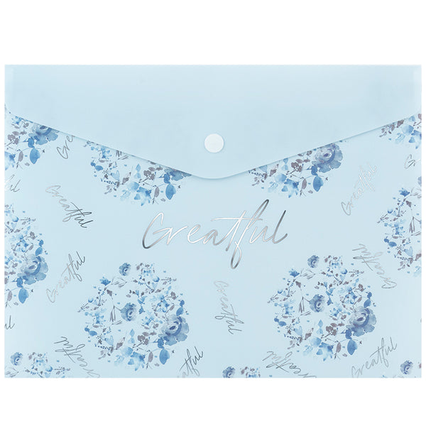 Папка на кнопці Axent Flower Symphony-2 1496-45-A, А5+