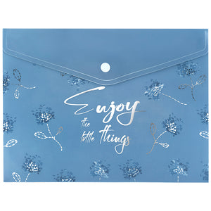 Папка на кнопці Axent Flower Symphony-3 1496-46-A, А5+