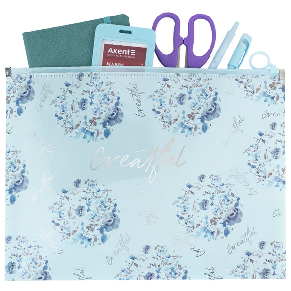 Папка на блискавці zip-lock Axent Flower Symphony-2 1497-45-A, А4+