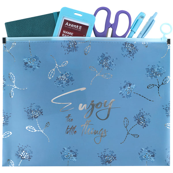 Папка на блискавці zip-lock Axent Flower Symphony-3 1497-46-A, А4+