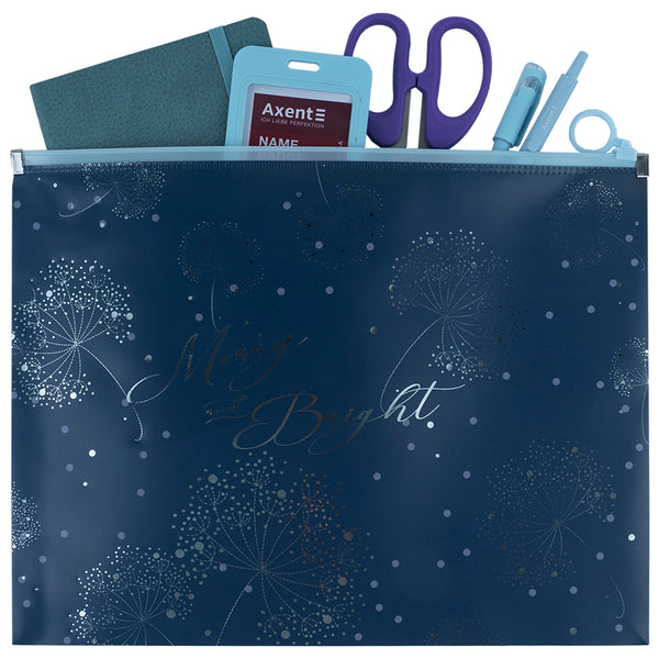 Папка на блискавці zip-lock Axent Flower Symphony-4 1497-47-A, А4+