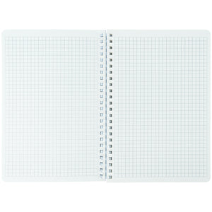 Блокнот на спiралi Axent  Flower Symphony 2 8033-6-A, А5, 80 аркушів, клітинка, пластикова обкладинка