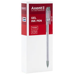 Ручка гелева Axent Prisma AG1125-01-A, 0.5 мм, чорна