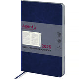 Щотижневик 2026 Axent Partner City Soft 8521-26-02-A, 125*195, синій Щотижневик 2026 Axent Partner City Soft 8521-26-02-A, 125*195, синій