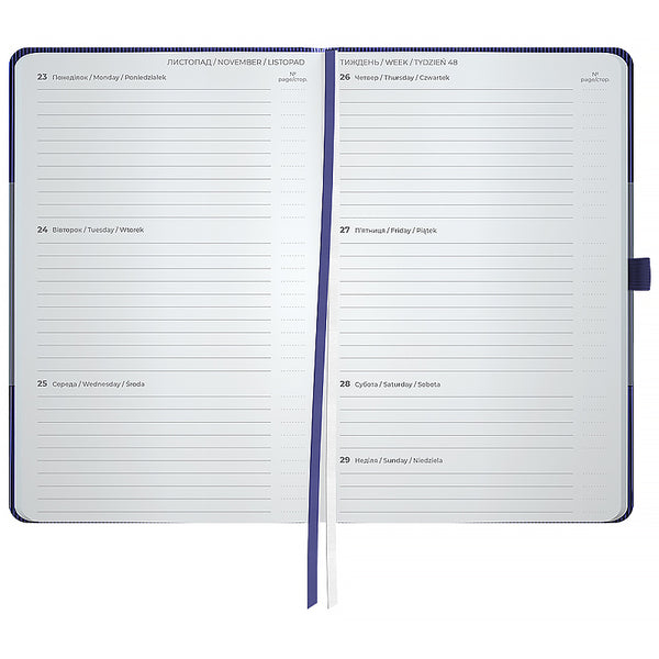 Щотижневик 2026 Axent Partner Lines 8515-26-02-A, 125*195, темно синій