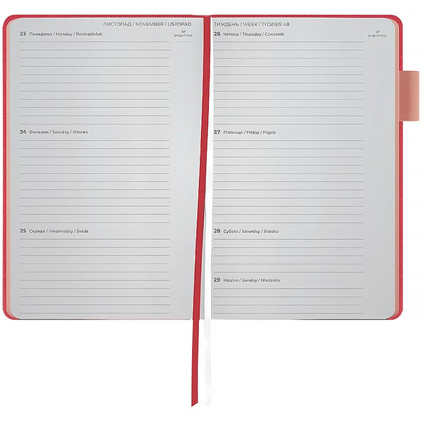 Щотижневик 2026 Axent Partner Soft Muse 8527-26-1-A, 125*195, рожевий