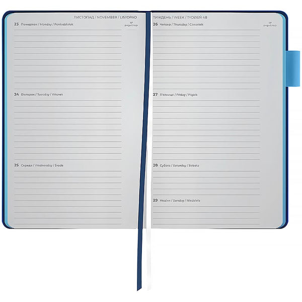 Щотижневик 2026 Axent Partner Soft Muse 8527-26-3-A, 125*195, синій