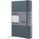 Ежедневник 2026 Axent Partner Strong 8819-26-62-A, 145*210, серый Ежедневник 2026 Axent Partner Strong 8819-26-62-A, 145*210, серый