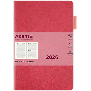 Щоденник 2026 Axent Partner Soft Muse 8827-26-1-A, 145*210, рожевий
