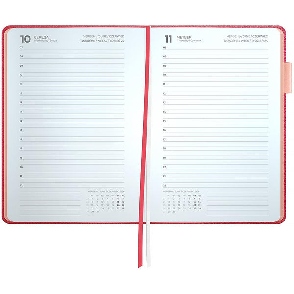 Щоденник 2026 Axent Partner Soft Muse 8827-26-1-A, 145*210, рожевий