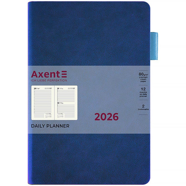Щоденник 2026 Axent Partner Soft Muse 8827-26-3-A, 145*210, синій