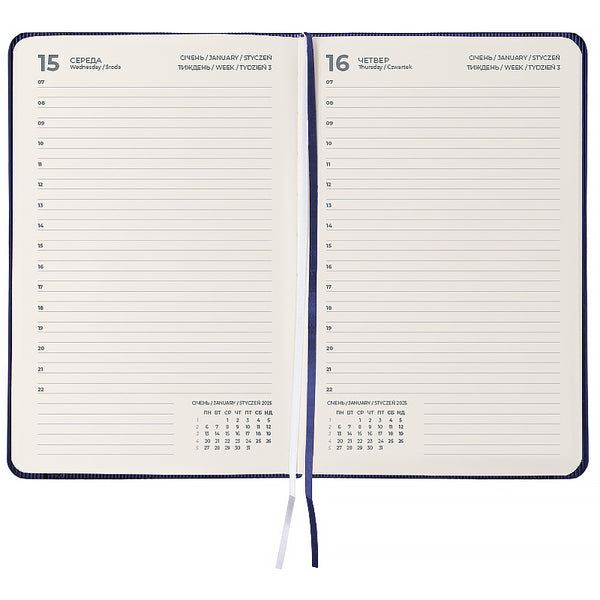 Щоденник 2026 Axent Partner Lines 8815-26-02-A, 145*210, синій