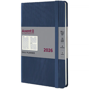 Щоденник 2026 Axent Partner Lines 8815-26-48-A, 145*210, блакитний