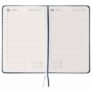 Щоденник 2026 Axent Partner Lines 8815-26-48-A, 145*210, блакитний