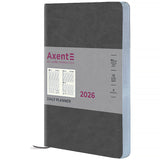 Щоденник 2026 Axent Partner City Soft 8821-26-06-A, 145*210, сірий Щоденник 2026 Axent Partner City Soft 8821-26-06-A, 145*210, сірий