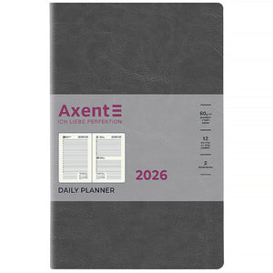 Щоденник 2026 Axent Partner City Soft 8821-26-06-A, 145*210, сірий