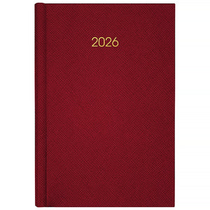 Щоденник 2026 Axent Classic Style 8840-26-3-A, 145*210, з/т бордовий