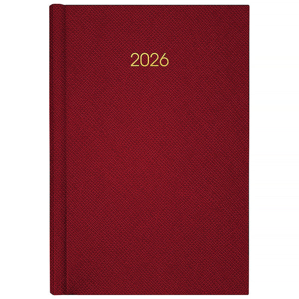 Щоденник 2026 Axent Classic Style 8840-26-3-A, 145*210, з/т бордовий