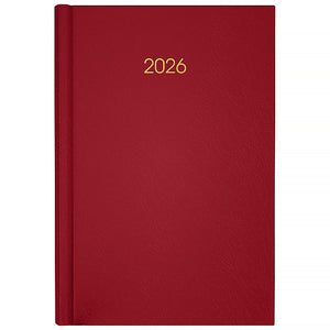 Щоденник 2026 Axent Classic City 8842-26-4-A, 145*210, з/т бордовий