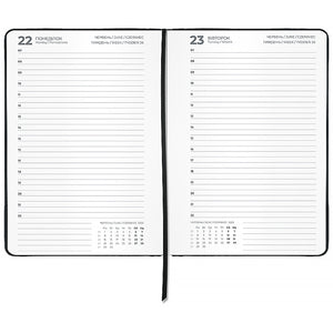 Щоденник 2026 Axent Classic Palermo 8843-26-1-A, 145*210, слп/т чорний