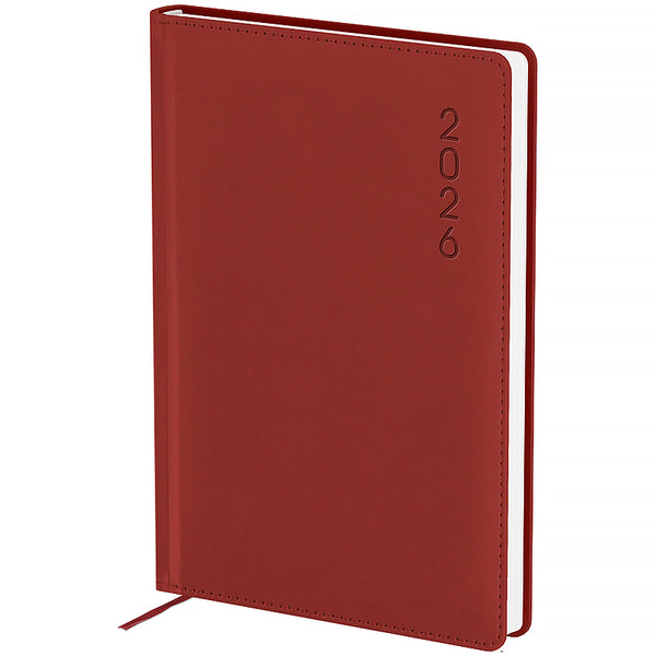 Щоденник 2026 Axent Classic Palermo 8843-26-3-A, 145*210, слп/т червоний