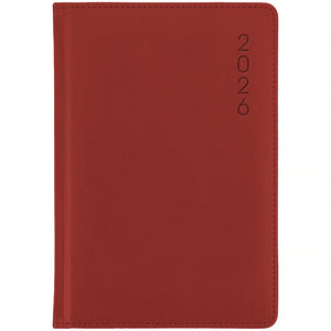 Щоденник 2026 Axent Classic Palermo 8843-26-3-A, 145*210, слп/т червоний