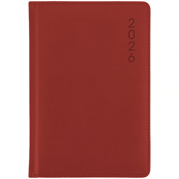 Щоденник 2026 Axent Classic Palermo 8843-26-3-A, 145*210, слп/т червоний