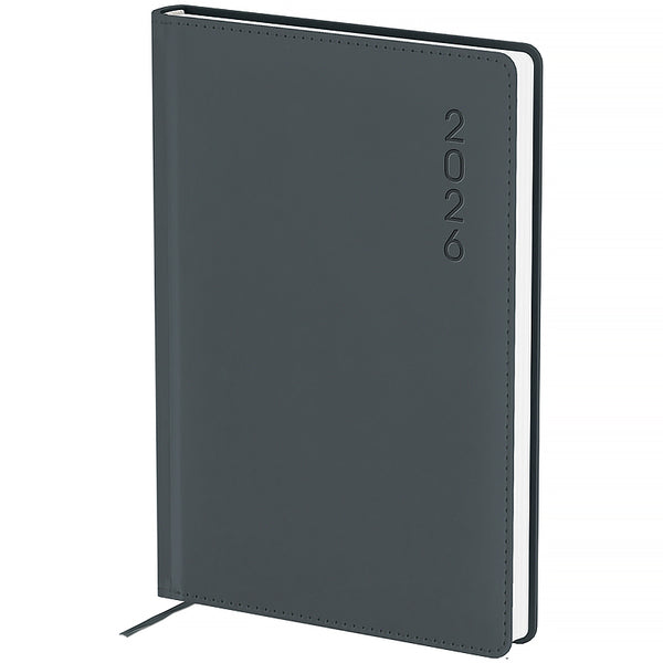 Щоденник 2026 Axent Classic Palermo 8843-26-4-A, 145*210, слп/т сірий