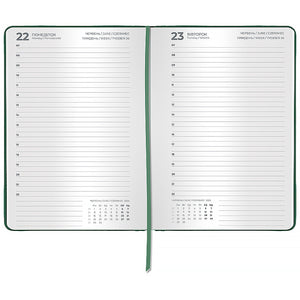 Щоденник 2026 Axent Classic Palermo 8843-26-5-A, 145*210, слп/т зелений