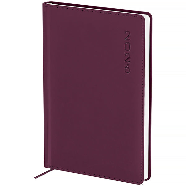 Щоденник 2026 Axent Classic Palermo 8843-26-6-A, 145*210, слп/т сливовий