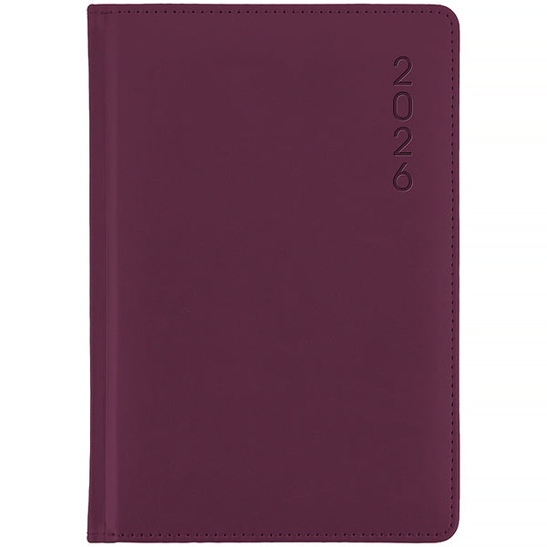 Щоденник 2026 Axent Classic Palermo 8843-26-6-A, 145*210, слп/т сливовий