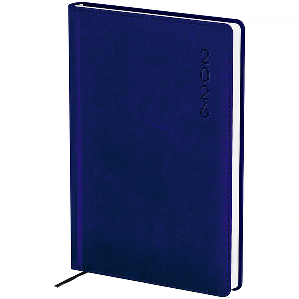Щоденник 2026 Axent Classic Lux 8844-26-2-A,145*210, слп/т темно синій