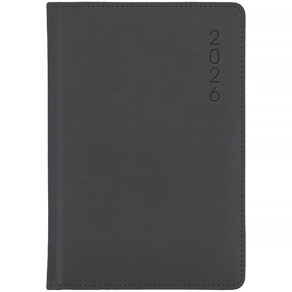 Щоденник 2026 Axent Classic Lux 8844-26-3-A, 145*210, слп/т сірий