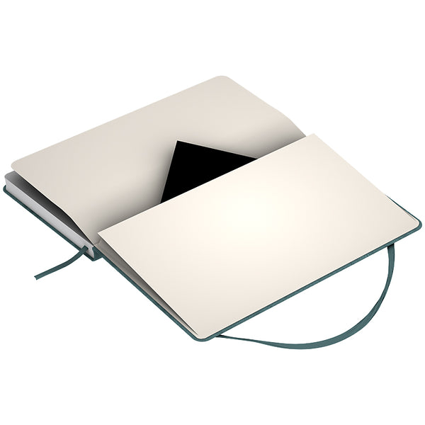 Книга записна Axent Partner 8301-63-A, 90x150 мм, 96 аркушів, клітинка, лазурна