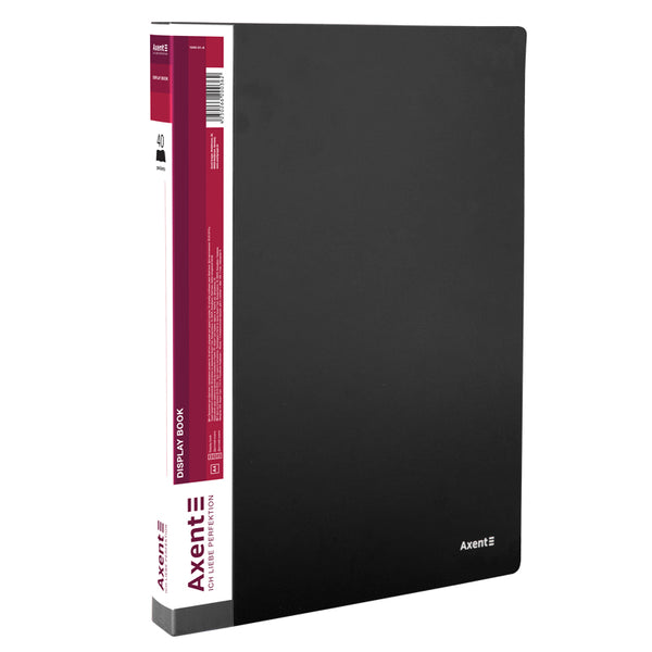 Дисплей-книга Axent 1040-01-A, А4, 40 файлiв, чорна