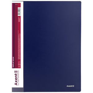 Дисплей-книга Axent 1040-02-A, А4, 40 файлов, синяя