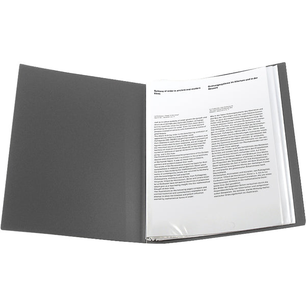Дисплей-книга Axent 1040-03-A, А4, 40 файлов, серая