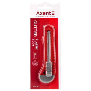 Нож канцелярский Axent 6502-A, лезвие 18 мм, красный