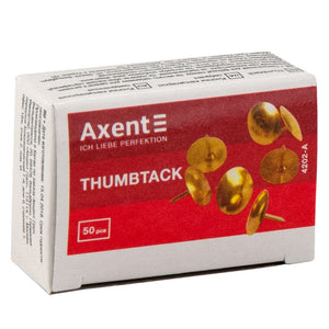 Кнопки омедненные Axent 4202-A, 50 штук