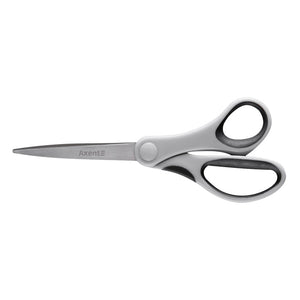 Ножницы Axent Duoton 6302-01-A, 20 см, с прорезиненными ручками, серо-черные