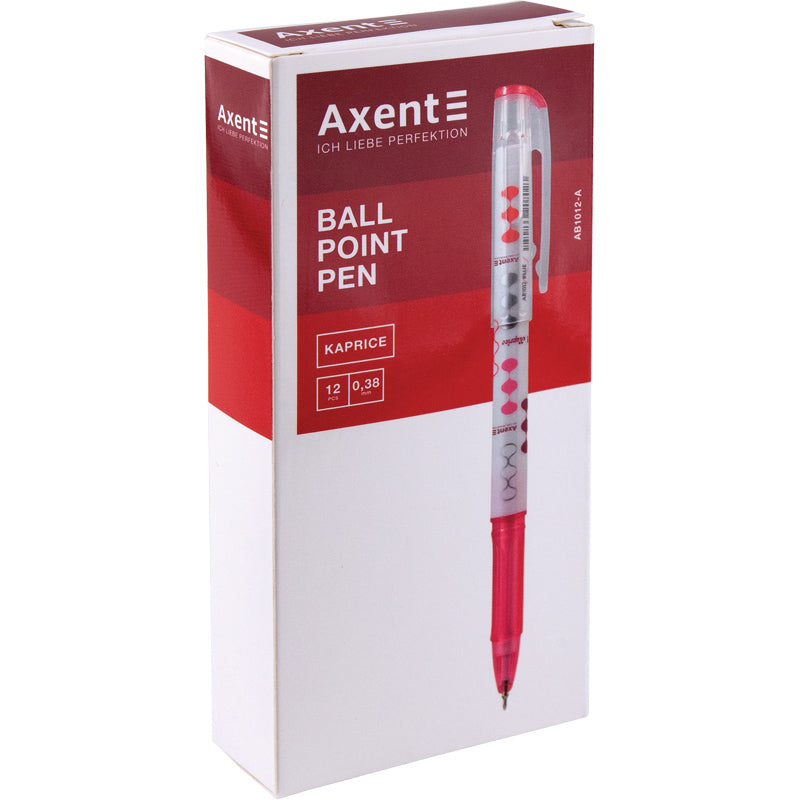 Ручка шариковая Axent Kaprice AB1012-02-A, 0.38 мм, синяя