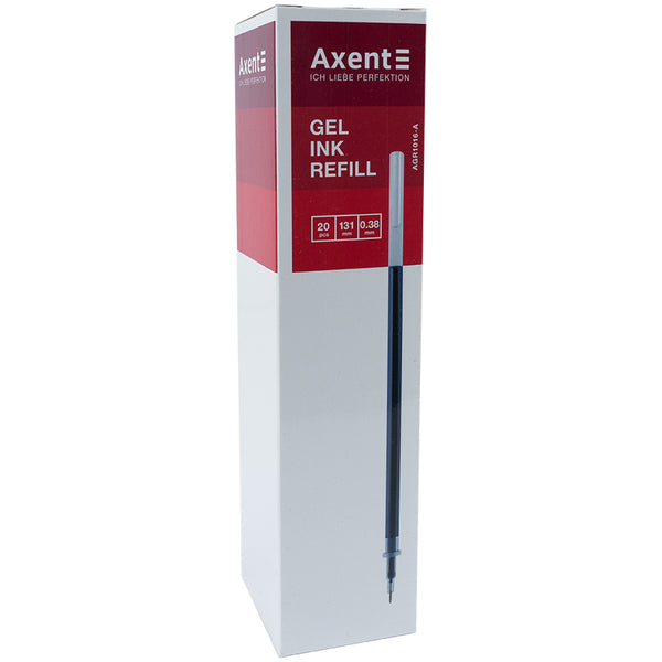 Стержень гелевый Axent AGR1016-02-A, 131 мм, 0.38 мм, синий