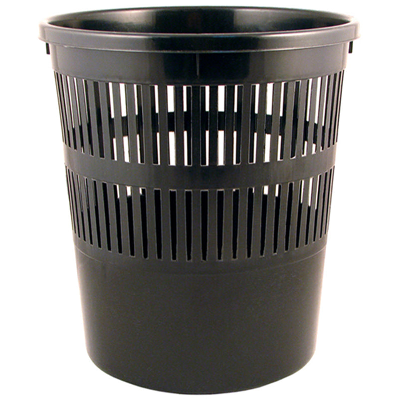 Kosz na papier Delta D4007-01, 8 l, czarny