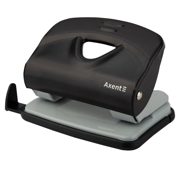 Дырокол для бумаги Axent Exakt-2 3920-01-A, металлический, 20 листов, черный