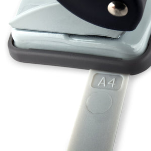 Діркопробивач для паперу Axent Welle-2 3810-01-A, пластиковий, 10 аркушів, чорний