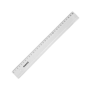 Линейка пластиковая Axent 7330-A, 30 см, прозрачная
