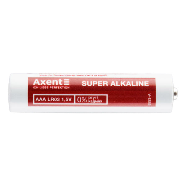 Элемент питания Axent 5553-A ААА LR03 1.5V,4 штук, луженый
