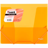 Папка на резинках Axent 1505-25-A, В5, прозрачная оранжевая
